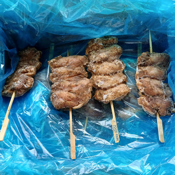 Szaszłyk ze skrzydełek kurczaka 200g *7kg FP