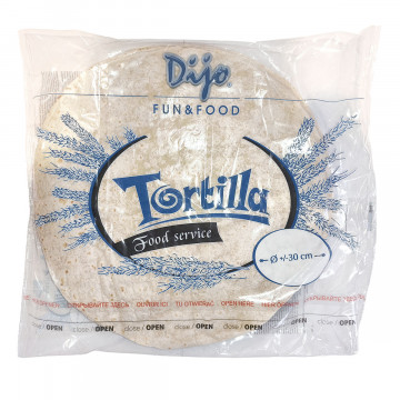 KP Tortilla 30 cm/18 szt DIJO *6 (97,5g)