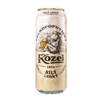 Piwo KOZEL Bily Lehky puszka 24x500ml