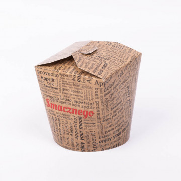 Kebab box deli 500ml nowy smacznego op.50/k.500