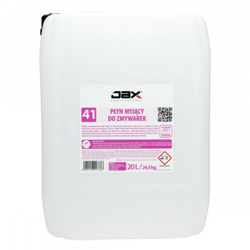 Jax 41 20L profesionalny płyn myjący do zmywarek bez chloru