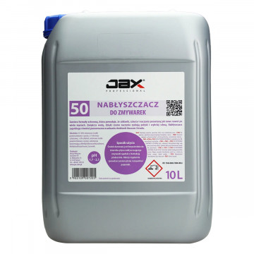 Jax 50 10L profesjonalny nabłyszczacz do zmywarek