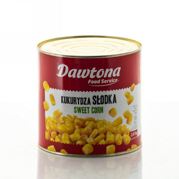 Kukurydza konserwowa 2650 DAWTONA dla gastronomii