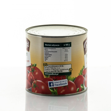 Pomidory pelati b/s całe PUDLISZKI 2550 dla gastronomii
