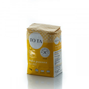 Mąka pszenna typ "450" 1kg TOTA