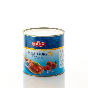 Pomidory Pelati b/s kostka 2550g PODRAVKA dla gastronomii