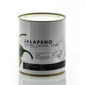 Papryka Jalapeno plastry 2850g/1500g Let's Cook/Helc