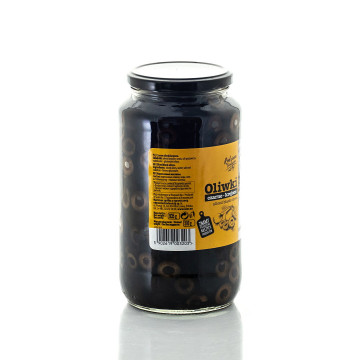 Oliwki czarne cięte 900/450g DRIP/KIER dla gastronomii