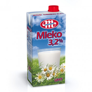 Mleko UHT 3,2% 1L a12 MLEKOVITA