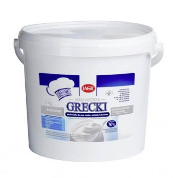 Jogurt kremowy grecki 5kg 10% JAGR dla gastronomii