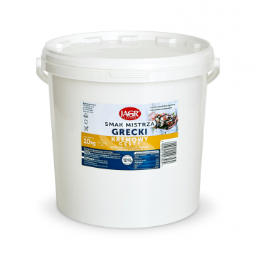 Jogurt kremowy grecki 10kg 10% JAGR dla gastronomii