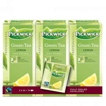 Herbata w saszetkach Pickwick Green Tea Lemon