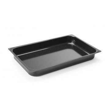 GN 1/1 enameled steel container 530x325x(H)60mm dla gastronomii