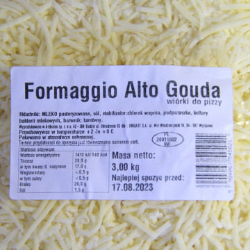 Ser Formaggio Alto Gouda wiór 3/12 dla gastronomii