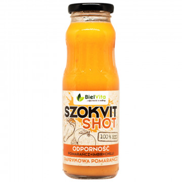Napój funkcjonalny Szokvit Paprykowa Pomarańcza 250ml 100%
