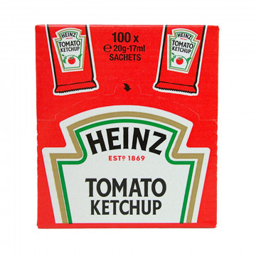 Ketchup Tomato Saszetki 100x17ml HEINZ dla gastronomii