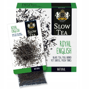 Herbata liściasta w saszetkach Slow Tea Royal English 25szt
