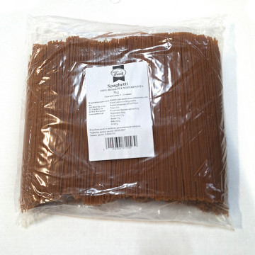 Makaron pełnoziarnisty spaghetti Durum 5kg Let's Cook