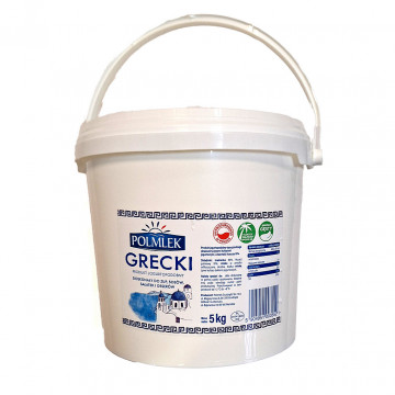Jogurt kremowy grecki 5kg POLMLEK - gęsty i kremowy