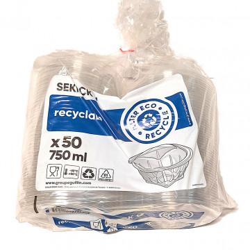 Pojemnik z przykrywką 750ml PET