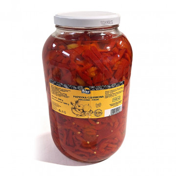 Papryka czerwona paski słoik 3500g KIER