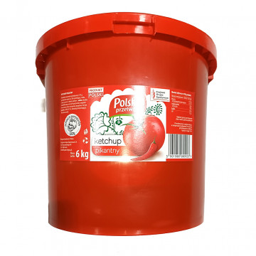 Ketchup pikantny Dworski 6kg wiadro