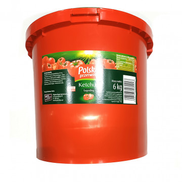 Ketchup łagodny Dworski 6kg wiadro