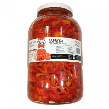 Papryka czerwona konserwowa 3500g/1700g Let's Cook