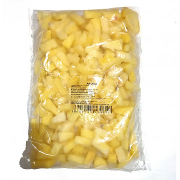 Ananas kostka mrożony 1000g
