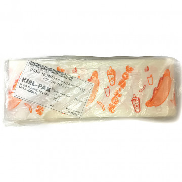 Torebka Hot Dog foliowa/biała 200 szt. - praktyczne opakowanie