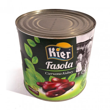 Fasola czerwona konserwowa 2650ml KIER - uniwersalna i zdrowa