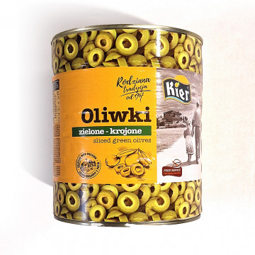 Oliwki zielone cięte 3000/1560g KIER