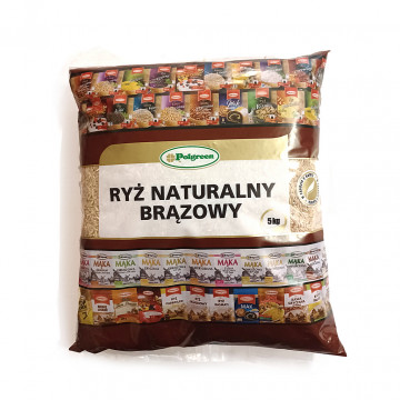 Ryż naturalny brązowy 5kg - zdrowa baza do dań
