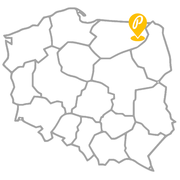 Mapa magazynu Polo Portal: ul. Orzeszkowej 21A, Ełk